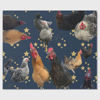 Papel De Presente Chicken Mania 2 All Occasion Wrapping Paper