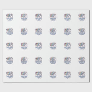 Papel De Presente Chifre de Unicórnio Primeiras Perguntas Adoráveis