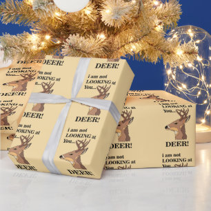 Papel De Presente Chifre de Veado Engraçado