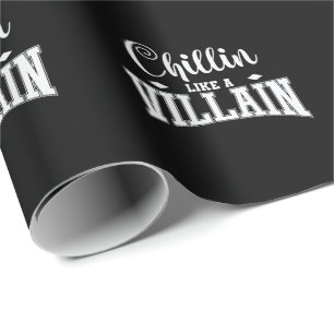 Papel De Presente Chillin Like a Villain