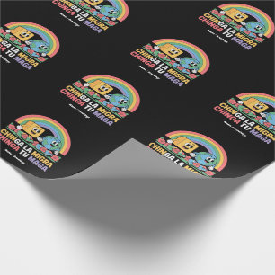 Papel De Presente Chinga La Migra Chinga Tu Maga Funny Rainbow
