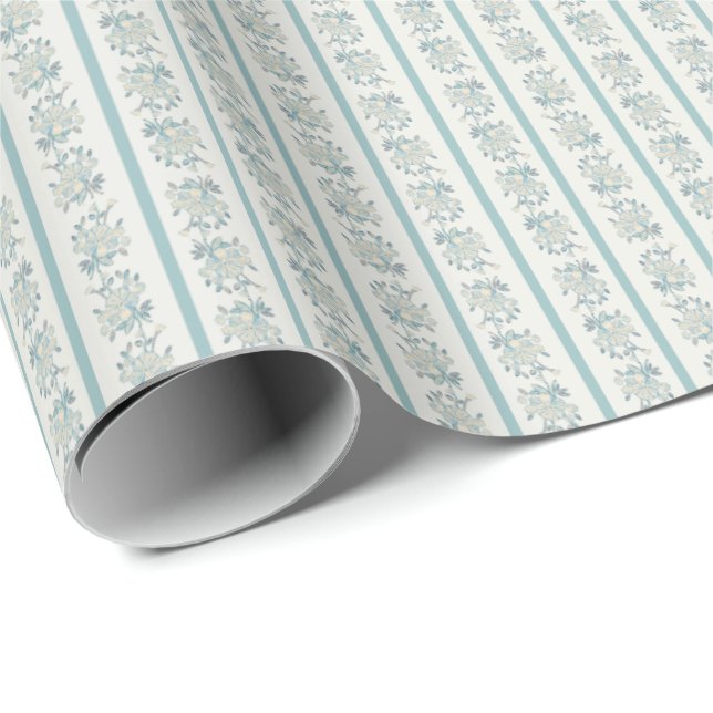 Papel De Presente Chintz (Pale Mint) Wrapping Paper (Ponta do rolo)