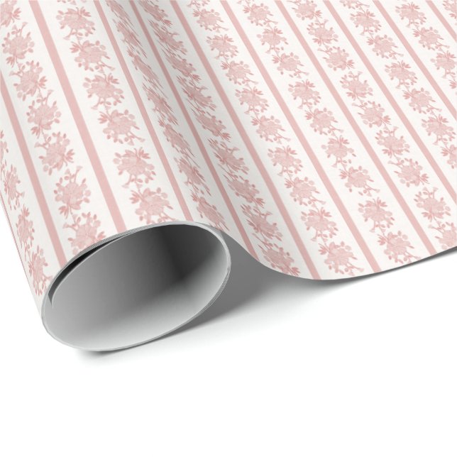 Papel De Presente Chintz (Pale Peach) Wrapping Paper (Ponta do rolo)