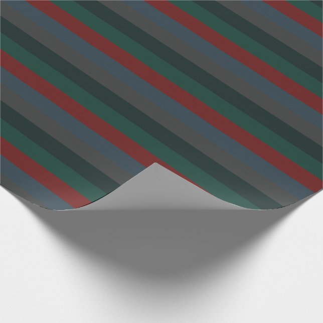 Papel De Presente Chique Moderno Simples Festivo Rico Profundo Escur (Ponta)