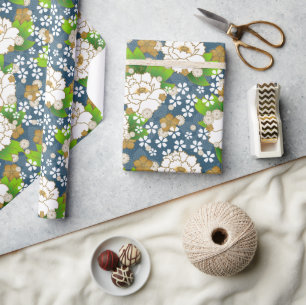 Papel De Presente Chiyogami Yuzen Washi Styled Paper