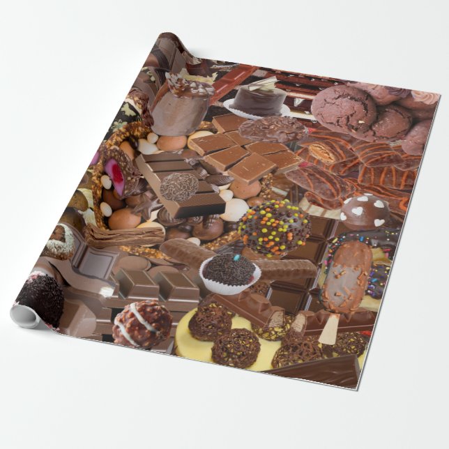 Papel De Presente Chockablock (Desenrolado)