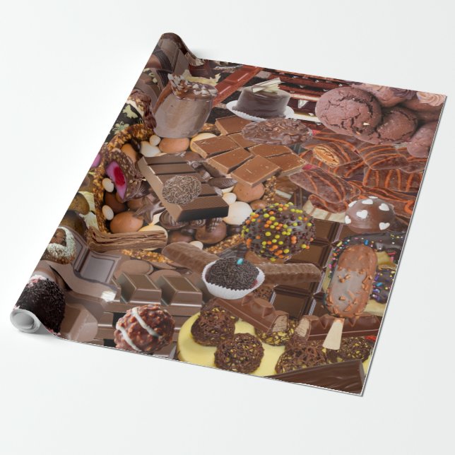 Papel De Presente Chockablock (Desenrolado)