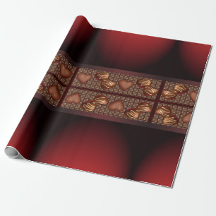 Papel De Presente Chocolate