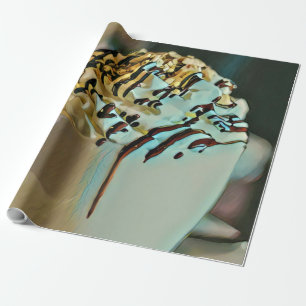 Papel De Presente chocolate de sorvete
