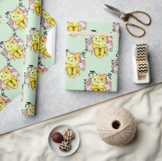 Papel De Presente Chorando Banana Gato Engraçado