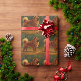 Papel De Presente Chow Chow