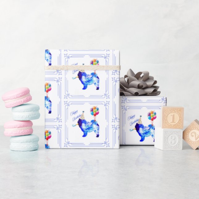 Papel De Presente Chow Chow Birthday (Chá de bebê)