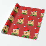 Papel De Presente Chow Chow Christmas<br><div class="desc">Presentes maravilhosos aguardam com este adorável papel de embrulho de Natal Chow Chow. Presentes que são quase bonito demais para abrir!</div>