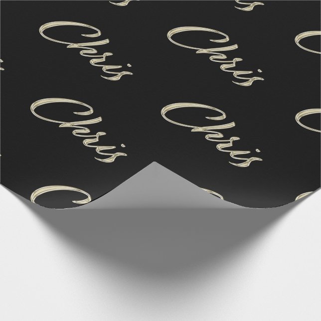 Papel De Presente Chris Vorname Name edles Geschenkpapier Papier (Ponta)