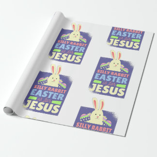 Papel De Presente christian Easter Bunny jesus christ