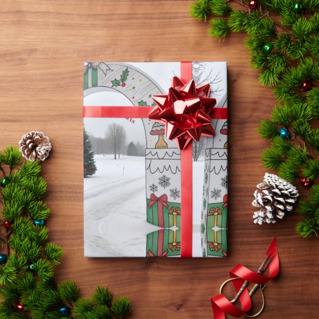 Papel De Presente Christmas (Presente de Natal)