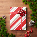 Papel De Presente Christmas Candy Cane Stripes ID259<br><div class="desc">Este papel de embrulho apresenta um padrão de Natal divertido de faixas diagonais em cores canaviais,  vermelhas,  brancas e verdes. Procure ID259 para ver outros produtos com este padrão.</div>