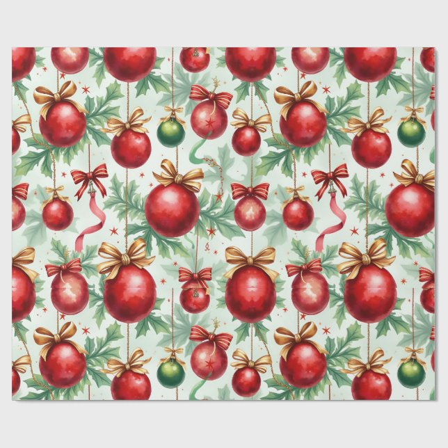 Papel De Presente  Christmas Decorations, Christmas, Author Natasha  (Aberto)