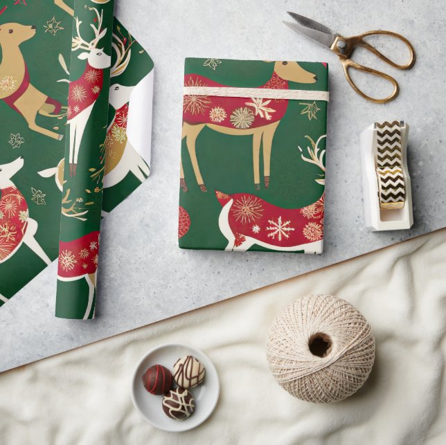 Papel De Presente Christmas Elegance n18 (Artesanato)