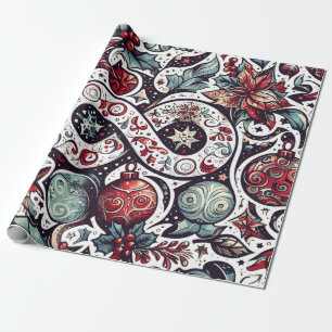 Papel De Presente Christmas Elegance n28