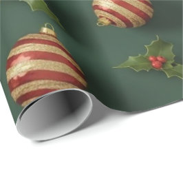 Papel De Presente Christmas Gifts & Ornaments Seamless Pattern