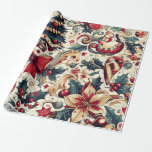 Papel De Presente Christmas Motifs Wrapping Paper n3<br><div class="desc">Wrap your gifts with the magic of Christmas using our exclusive paper featuring charming Christmas motifs.</div>