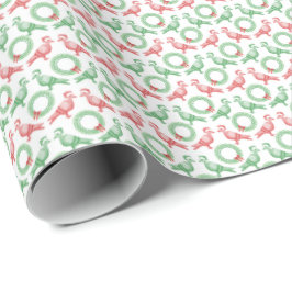 Papel De Presente Christmas Pigeon Wrapping Paper