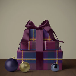 Papel De Presente Christmas plaid classic holiday simple