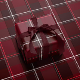 Papel De Presente Christmas plaid classic holiday simple