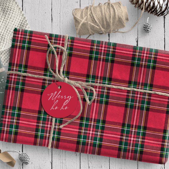 Papel De Presente Christmas Tartan Red/Green ID768 (Criador carregado)