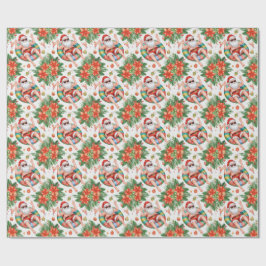 Papel De Presente  Christmas themed Santa Pool Party