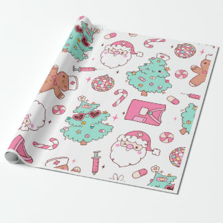Papel De Presente Christmas Tree Snowman Christmas Party I