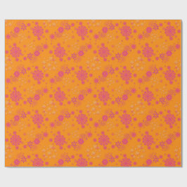 Papel De Presente Christmas Winter Hanukkah Snowflake design