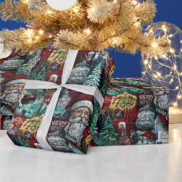 Papel De Presente Christmas Wrapping Paper
