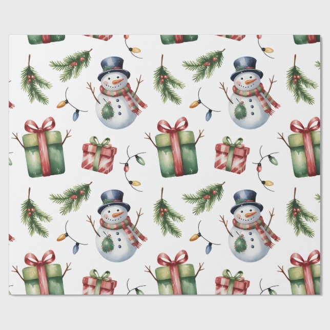 Papel De Presente Christmas Wrapping Paper (Aberto)