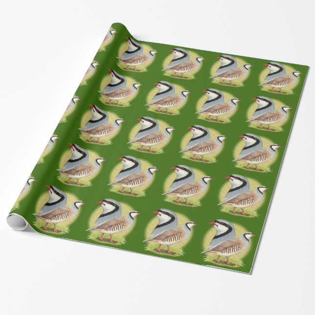 Papel De Presente Chukar Partridge Combo (Desenrolado)