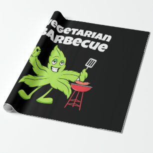 Papel De Presente Churrasco Vegetariano