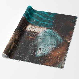 Papel De Presente Chuva água molhada gota a gota natureza