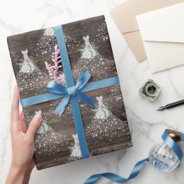 Papel De Presente Chuva de presentes de noiva vestido de noiva festa