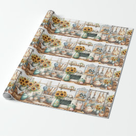 Papel De Presente Chuva de Presentes para a Cozinha para Chá de Noiv