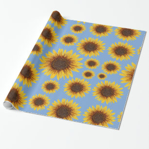 Papel De Presente Chuva do girassol