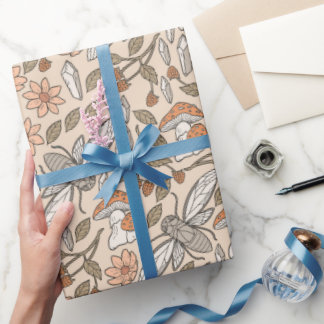 Papel De Presente Cicada na Floresta