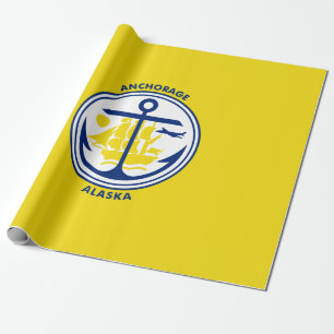 Papel De Presente Cidade de Anchorage (Alasca)