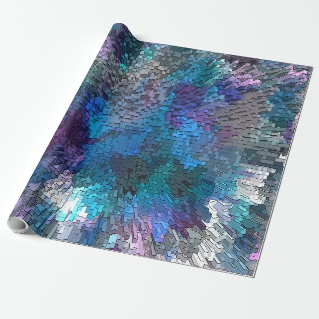 Papel De Presente Cidade de primavera..... (Desenrolado)