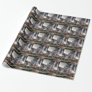 Papel De Presente Cidade Vista da Rua Tóquio