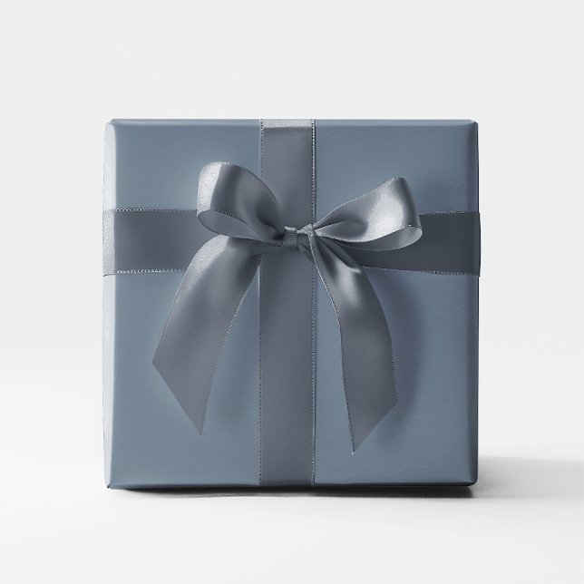 Papel De Presente Cinza Ardósia (Slate Gray Wrapping Paper)