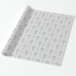 Papel De Presente Cinza e Cor damasco da Vintage Branca<br><div class="desc">Enrole seus presentes em elegância de eterno com esta cinza clássica e papel de embrulho de damasco branco. O intrincado padrão floral exude sofisticação e charme,  perfeito para casamentos,  aniversários ou qualquer ocasião especial. Este design versátil adiciona um toque de fascinação de vintage aos seus presentes,  fazer-os realmente memoráveis.</div>