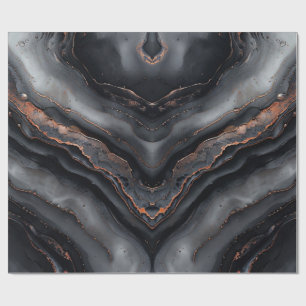 Papel De Presente Cinza e Ember