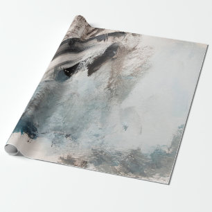 Papel De Presente Cinza e pintura de Abstrato azul.abstrato, arte,g