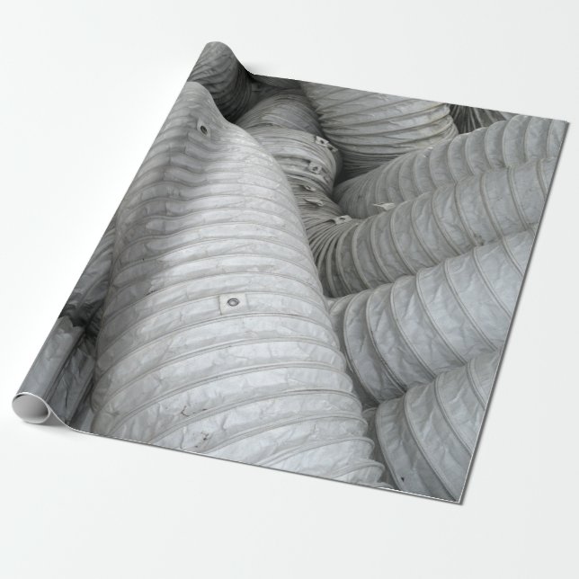 Papel De Presente Cinza e sofá de tecido preto (Desenrolado)